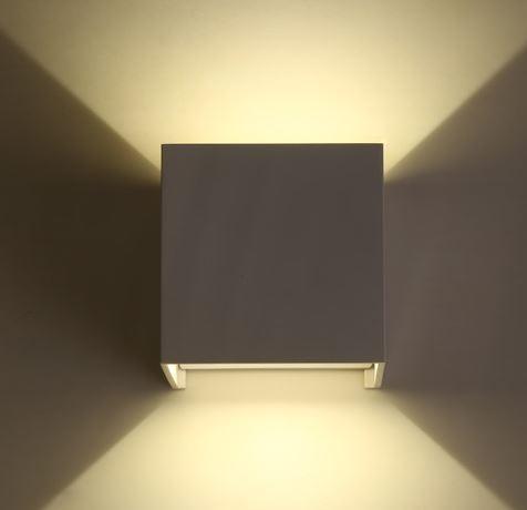 Cubanoe Square Cube Outdoor Wall Lamp.