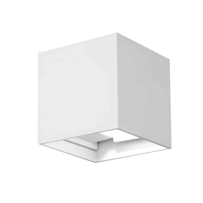 Cubanoe Square Cube Outdoor Wall Lamp.