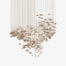 Leaf Twisted Sculptural Customize Chandelier - 