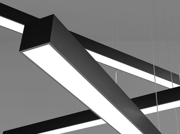 D38 LED Linear Office Pendant Light.