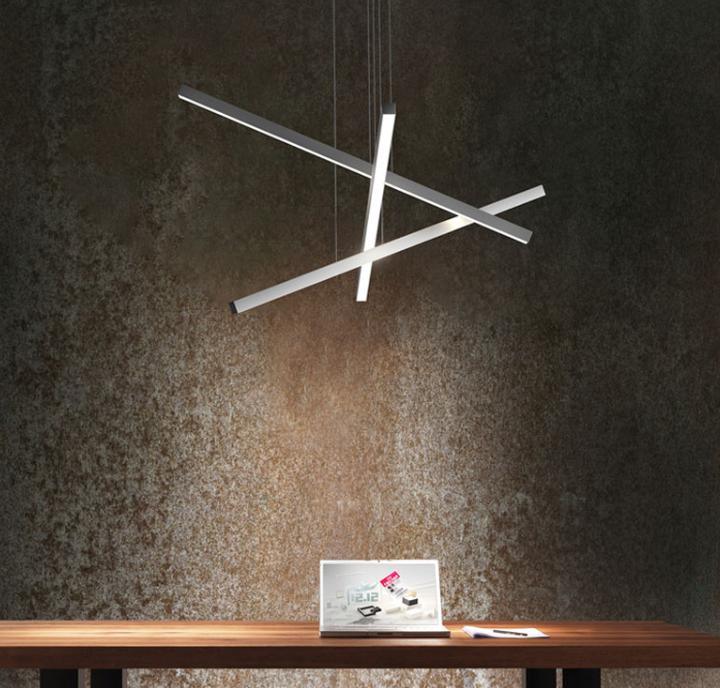 D38 LED Linear Office Pendant Light.