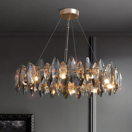 Lazzo Modern Crystal Chandelier.