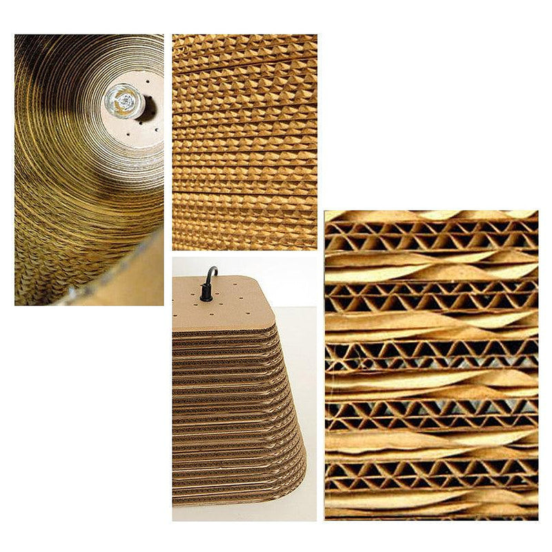 Luminaria Corrugated Board Pendant Light-DWHOME