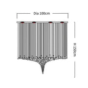 Piovere Multi Pendant Chandelier-DWHOME