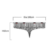 Piovere Multi Pendant Chandelier-DWHOME