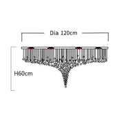 Piovere Multi Pendant Chandelier-DWHOME