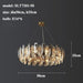 Lazzo Crystal Modern Chandelier-DWHOME