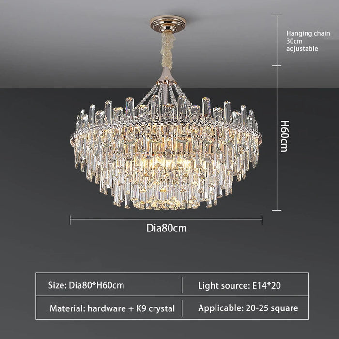 Gio Crystal Modern Chandelier.