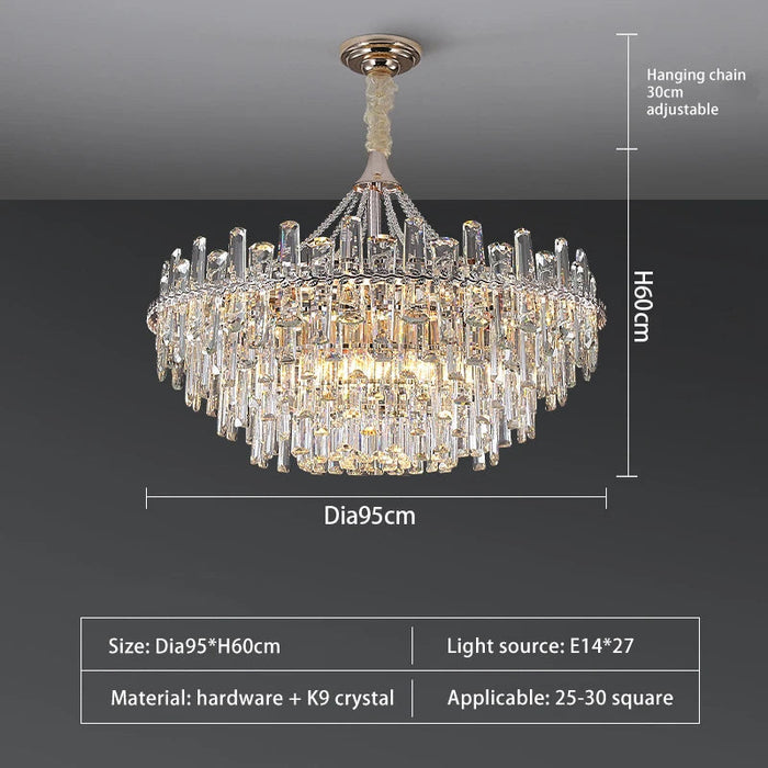 Gio Crystal Modern Chandelier.