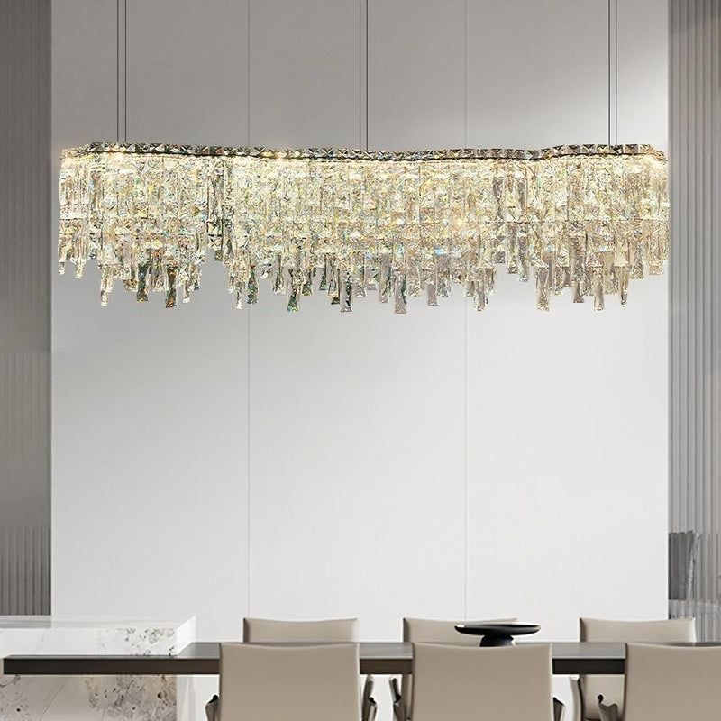 Chandeliers de salle à manger en cristal Stefano 40" - DWHOME