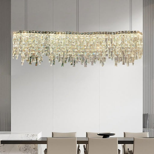 Stefano 40" Crystal Dining Room Chandelier.