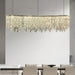 Stefano 40" Crystal Dining Room Chandelier.