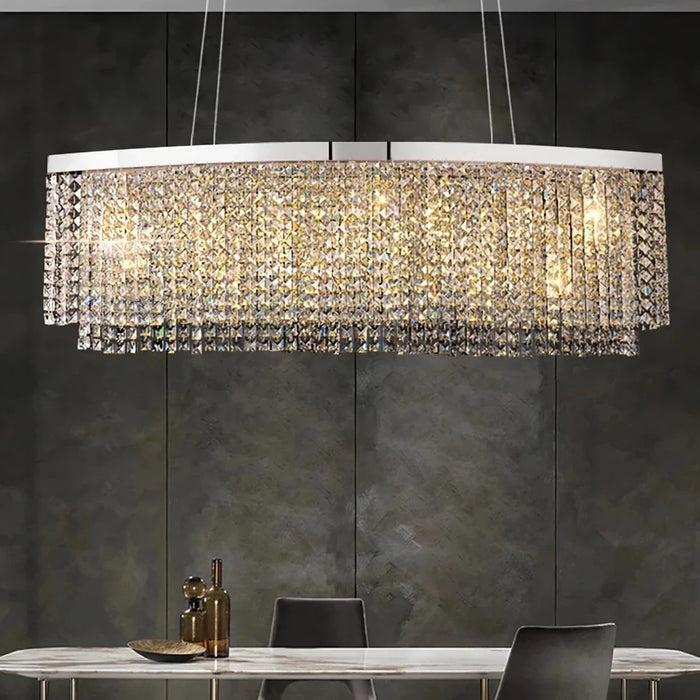 Alleri Crystal Dining Room Modern Chandelier.