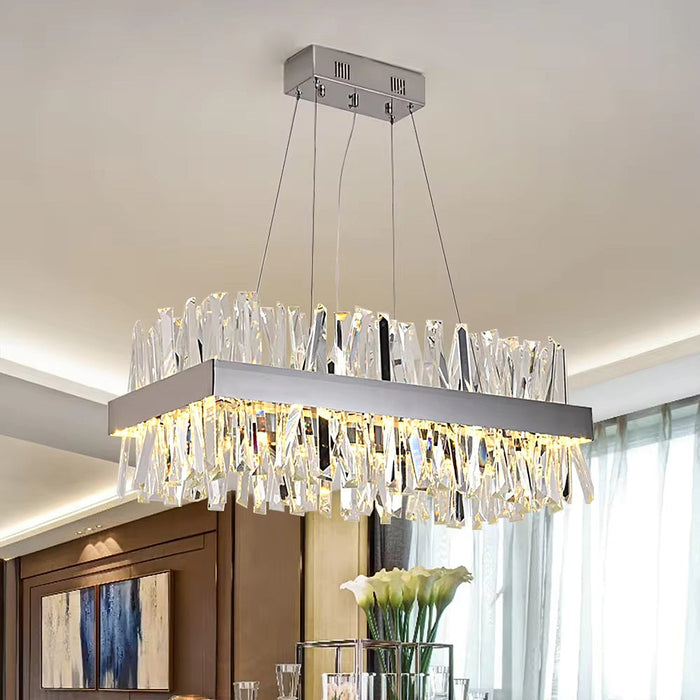 Calvi Crystal Dining Room Chandelier-DWHOME