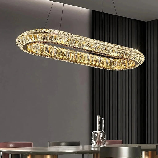 Bacci Crystal Kitchen Chandelier.