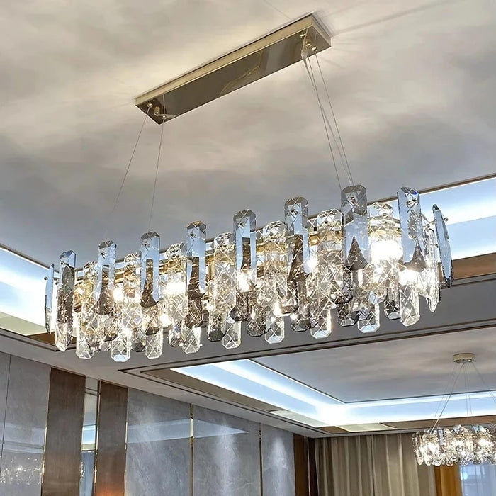 Lazzo Crystal Modern Chandelier-DWHOME