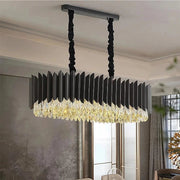 Lugano Crystal Dining Room Chandelier-DWHOME