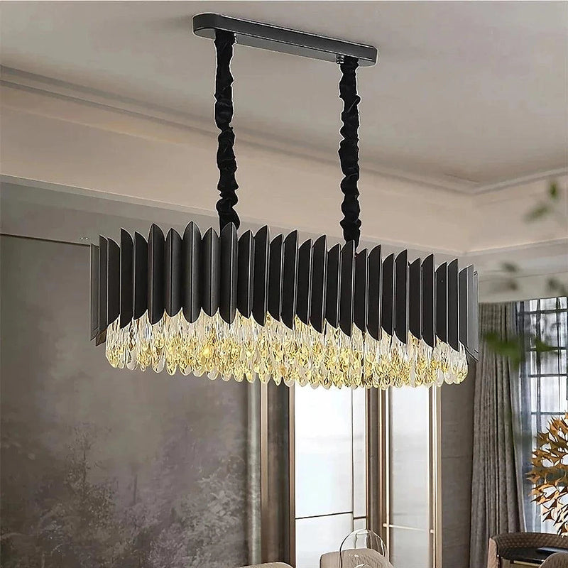 Lugano Crystal Dining Room Chandelier-DWHOME