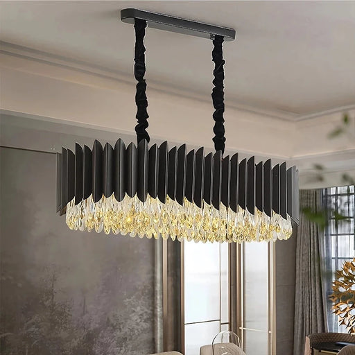 Lugano Crystal Dining Room Chandelier.