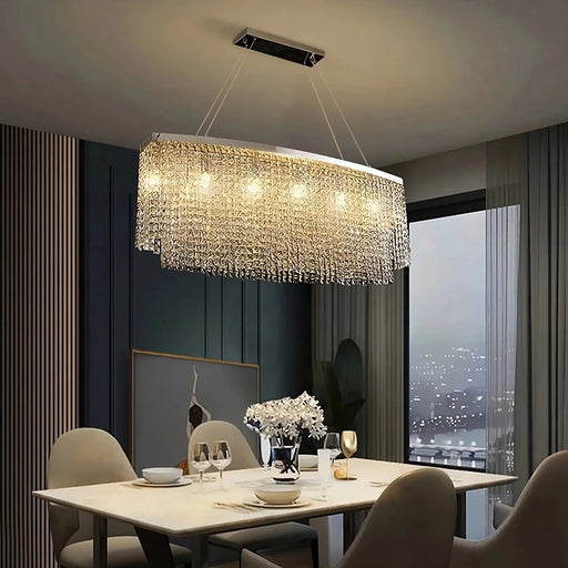 Alleri Crystal Dining Room Modern Chandelier.