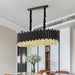 Lugano Crystal Dining Room Chandelier.