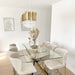 Gio Crystal Dining Room Chandelier.