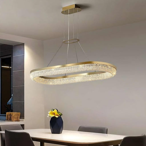 Bergamo Crystal Dining Room Chandelier-DWHOME