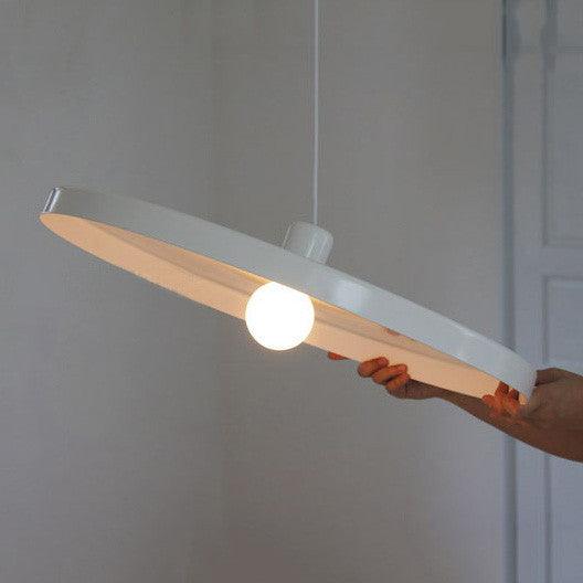 Minimalist White Disk Pendant Light - DWHOME