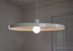 Minimalist White Disk Pendant Light - DWHOME