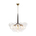 Doorana Modern Glass Balls Bubble Chandelier Lamp.