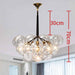 Doorana Modern Glass Balls Bubble Chandelier Lamp.