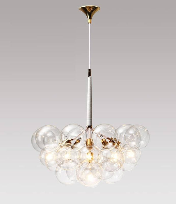 Doorana Modern Glass Balls Bubble Chandelier Lamp.