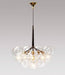 Doorana Modern Glass Balls Bubble Chandelier Lamp.