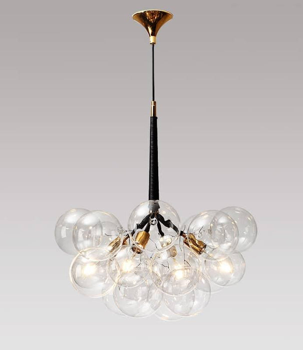 Doorana Modern Glass Balls Bubble Chandelier Lamp.