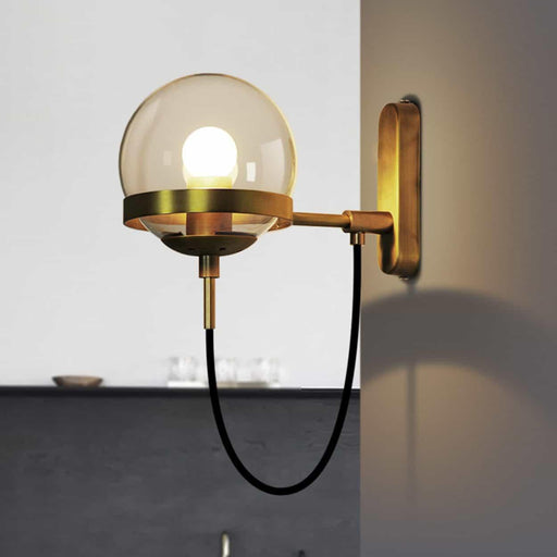 DORIT Vintage Globe Wall Lamp.