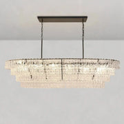 Ghiaccio Oval Chandelier 54''65''-DWHOME