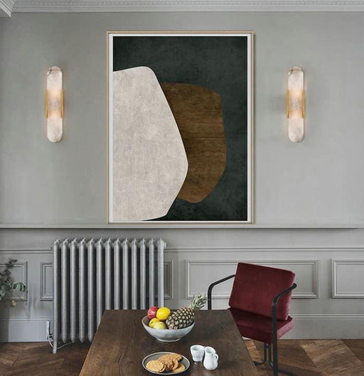 Ekorna Marble Sleek Slab Wall Lamp.