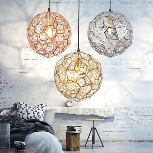 Eldone Modern Sophisticated Web Pendant Lamp.