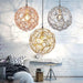 Eldone Modern Sophisticated Web Pendant Lamp.