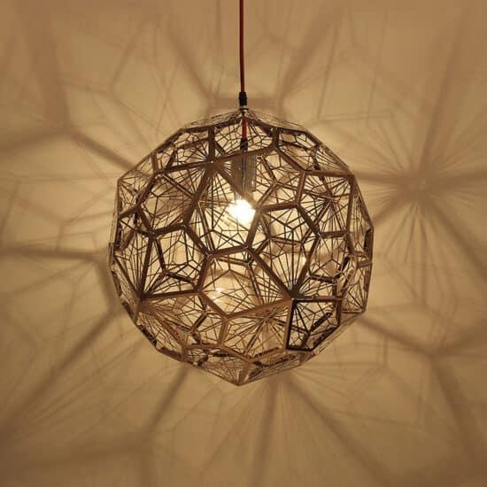 Eldone Modern Sophisticated Web Pendant Lamp.