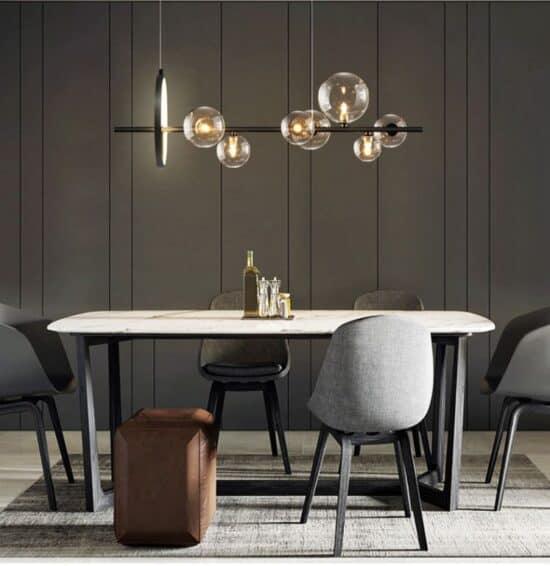 Elomkona Molecular Circus Hoop Pendant Lamp.