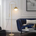 Erling Contemporary Streamlined Floor Lamp.