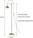 Erling Contemporary Streamlined Floor Lamp.