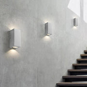 Ernarj Rectangular Twin Shine Cement Wall Lamp-DWHOME