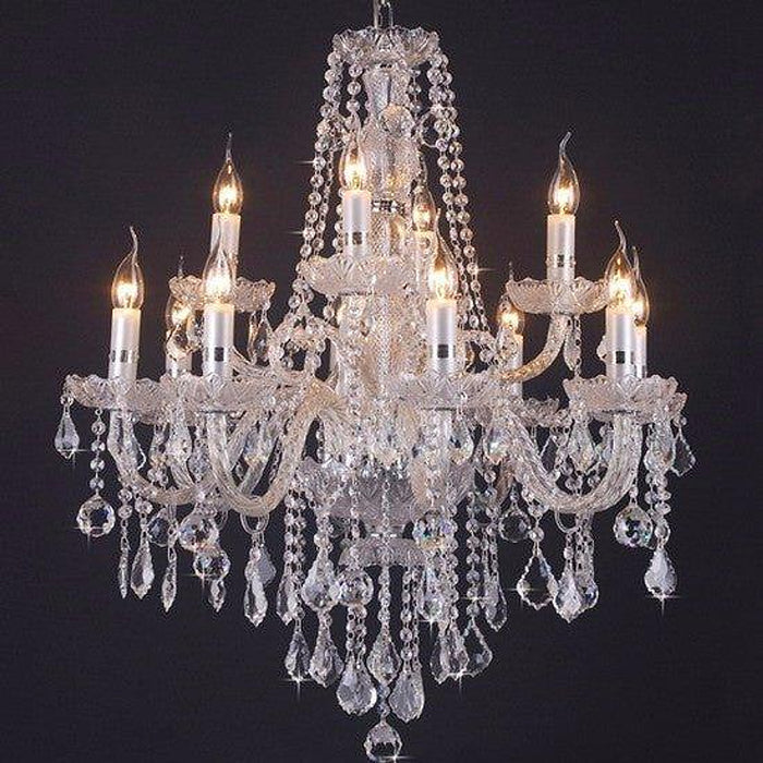 Lustre en cristal Evelyn Chandelier-DWHOME
