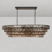 Ghiaccio Oval Chandelier 54''65''-DWHOME