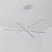 Faro minimalist all white pendant light chandelier.