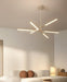 Faro minimalist all white pendant light chandelier.