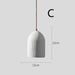 LED New Modern Simple Ceramic Pendant Light.