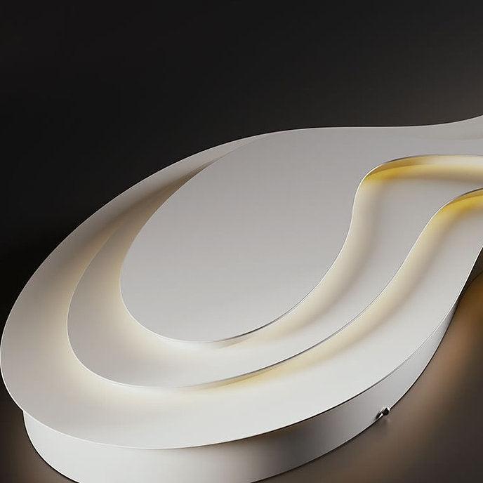 LED Post-modern Wave Design Simple Ceiling Light.